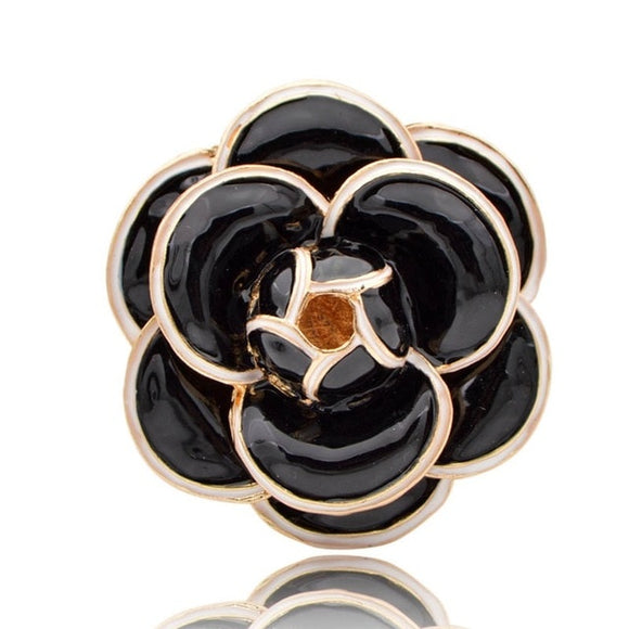 Saturna Camellia Flower Brooches