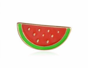 Fresh Water Melon Enamel Pins