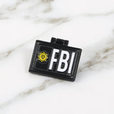 FBI Fox Mulder ID Card Brooches Enamel Pins