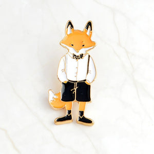 Mr Fox Enamel Pin