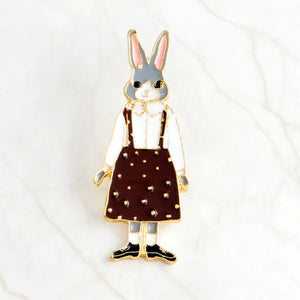 Mrs Rabbit Enamel Pin