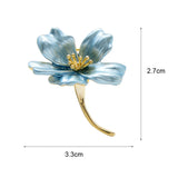 Small Flower Copper Brooches