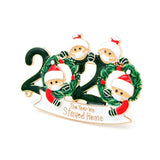 2020 Christmas This Year We Stayed Home Family Mask Brooch