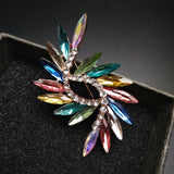 Colorful Style Crystal Brooches