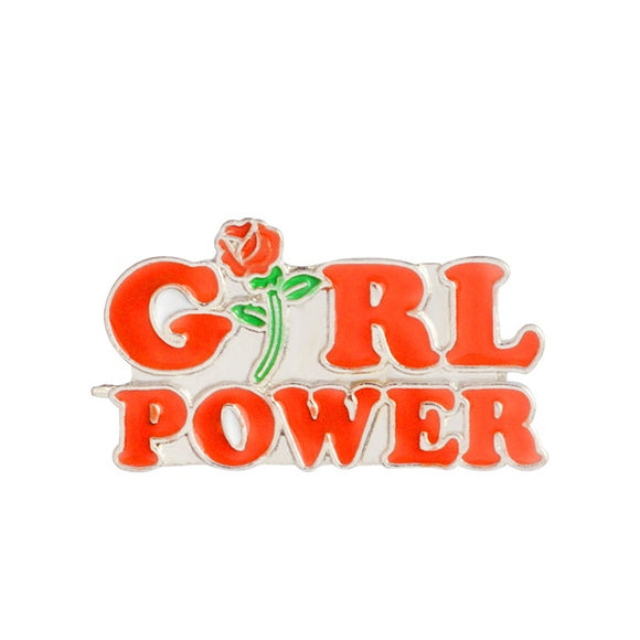 Girl Power Enamel Pins